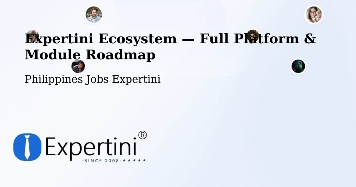 Expertini Ecosystem — Full Platform & Module Roadmap – Parioc Segundo